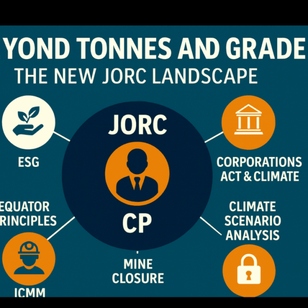 JORC is no longer only just about tonnes and grade.