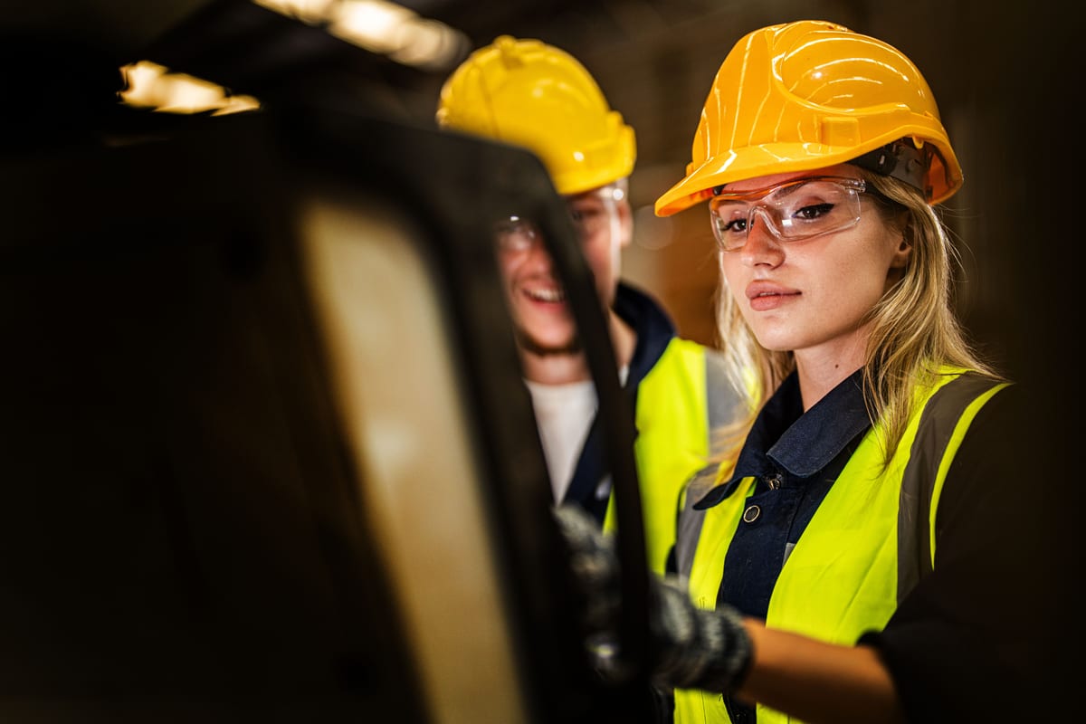 IEMA team member on site